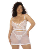 Mapale Plus Size French Inspired Hope 2 in 1 Babydoll...SIZE 1X/2X